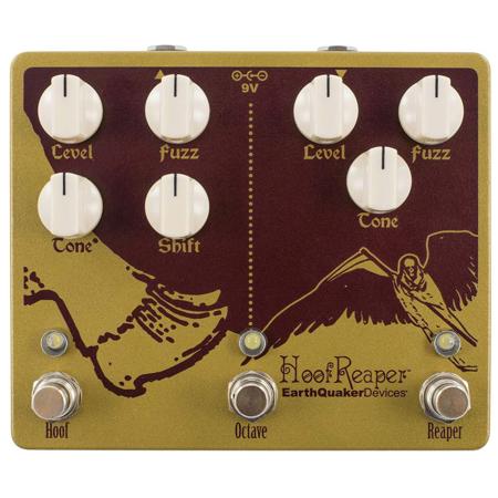 Earthquaker Devices Hoof Reaper V2 Double Fuzz Pedal with Octave Up