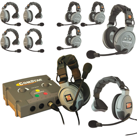 Eartec Comstar Flex Max Series 10 Person Full Duplex Intercom System
