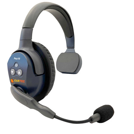 Eartec UltraLITE Pro16SM Full Duplex Wireless Intercom Single-Ear Main Headset