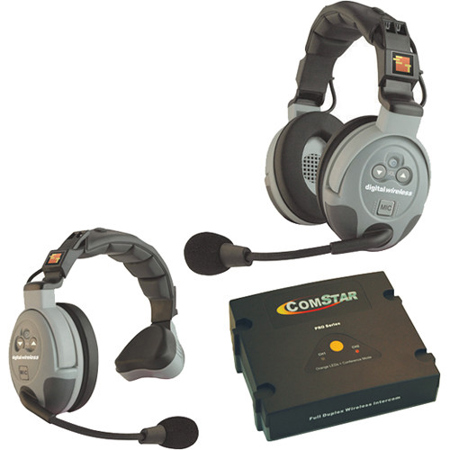 Eartec Comstar XT-2AU 2 Person Full Duplex Wireless Intercom System, Australian