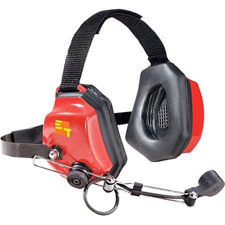 Eartec XTreme Double Ear Headset with Mic and 4-Pin XLR Male Connector