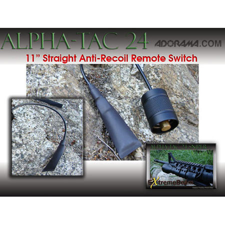 ExtremeBeam 11in Tac 24 Straight Wire Gun Switch + Cap