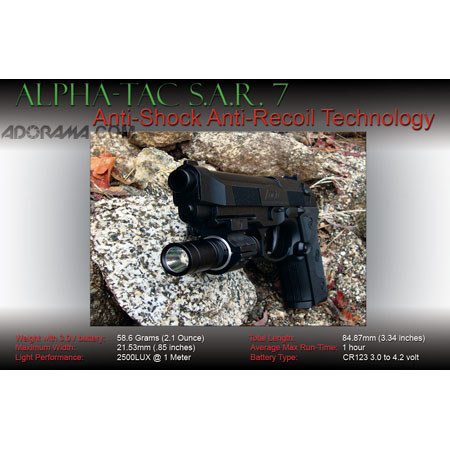 ExtremeBeam SAR 7 Military LED Flashlight with ART
