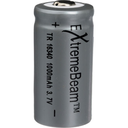 ExtremeBeam Tungsten Carbide Rechargeable CR123 Battery