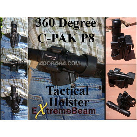 ExtremeBeam C-Pack P8 360 Degree Flashlight Holder for the XT8 Flashlight.