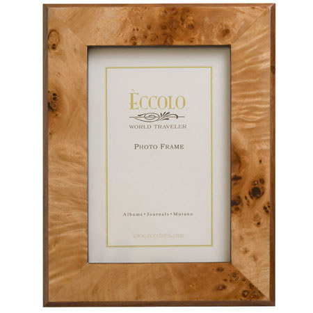 Eccolo Burlwood 5x7 inch Frame, Maple