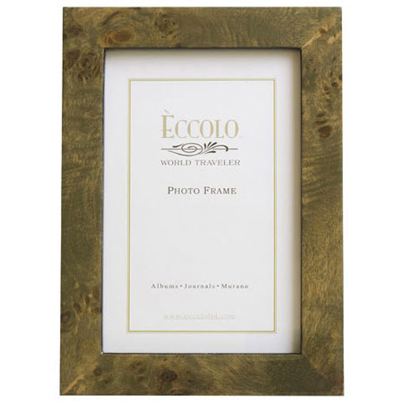 Eccolo Burlwood 8 x 10 inch Frame, Green Burl