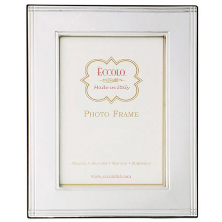 Eccolo Italian Sterling 8x10in Frame,Slv, Chased Border