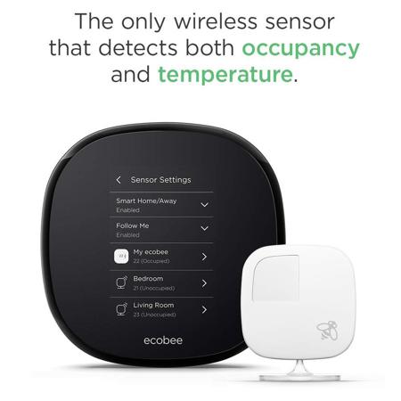 Ecobee Room Sensor with Stand, 2 Pack