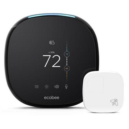 ecobee4 Smart Wi-Fi Thermostat with Room Sensor