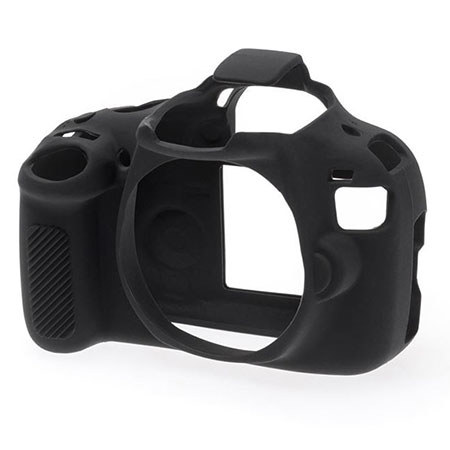easyCover Silicon Case for Canon 1100D T3 Cameras, Black