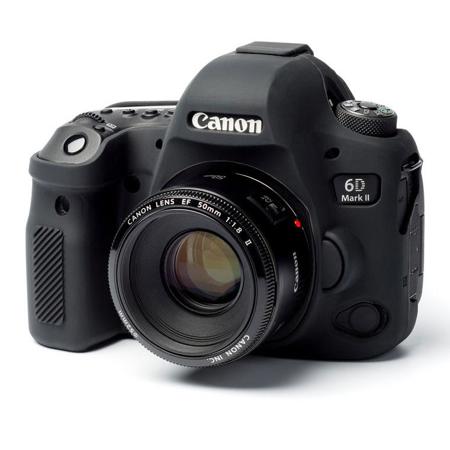 easyCover Silicone Protection Case for Canon 6D Mark II Camera, Black
