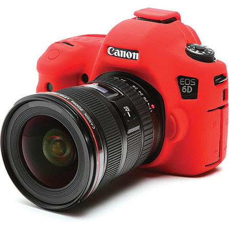 easyCover Silicon Case for Canon 6D Cameras, Red