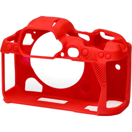 easyCover Silicone Protection Cover for Canon R5 & R6 Cameras, Red
