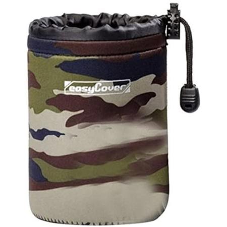 easyCover 10x14cm (3.93x5.51") Soft Neoprene Lens Pouch, Medium, Camouflage