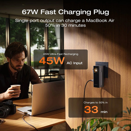 EcoFlow RAPID Pro 67W 10,000mAh 3-in-1 Power Bank EF