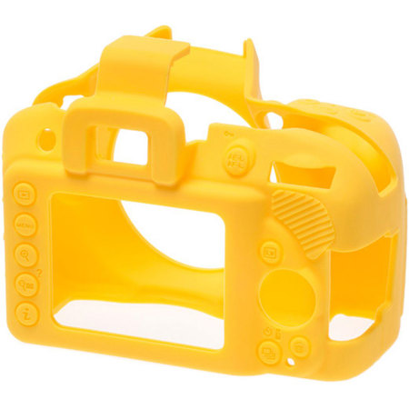 easyCover Silicon Case for Nikon D3300 and D3400 Cameras, Yellow