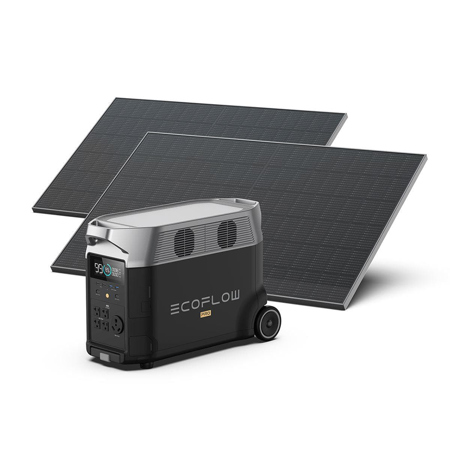 EcoFlow DELTA Pro 3600Wh Portable Power Station with 2x 400W Solar Panel