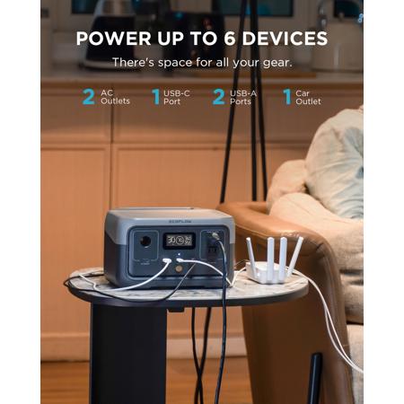 EcoFlow RIVER 2 300W 256Wh Portable Power Station ZMR600-US - Adorama