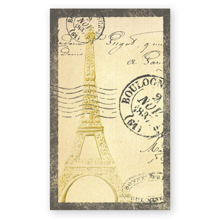 Eccolo World's Fair 1889 Collection Eiffel Tower Covered Memo Pad