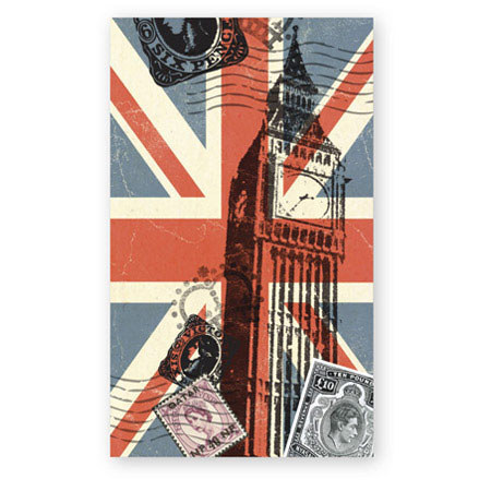 Eccolo World's Fair 1889 Collection Big Ben Covered Memo Pad