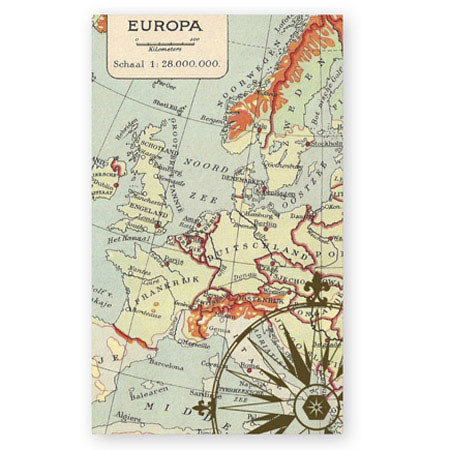 Eccolo World's Fair 1889 Collection Europa Covered Memo Pad