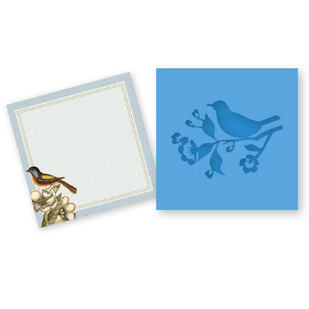 Eccolo World's Fair 1889 Collection Blue Robin Note Box