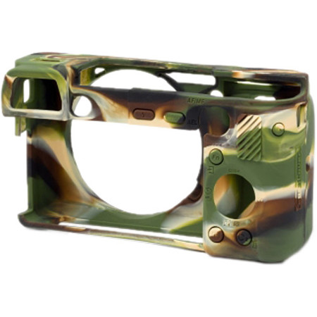 easyCover Silicon Case for Sony A6300 Cameras, Camo