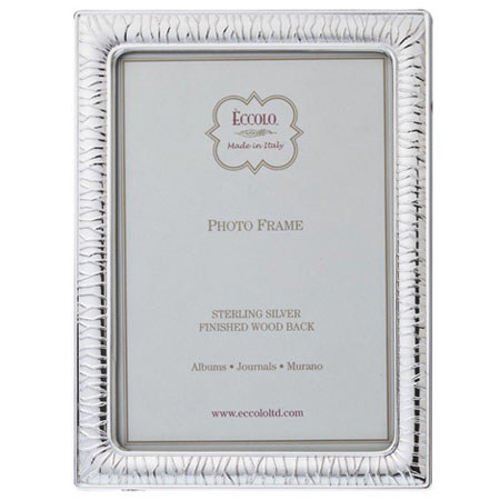 Eccolo Sterling Silver Frame, Tiger Stripe, 8x10"