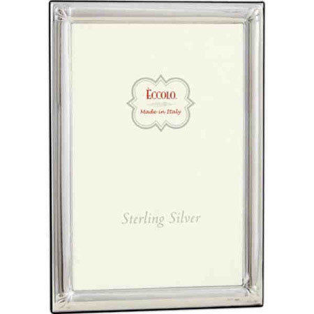 Eccolo Sterling Silver Frame, Fleur De Lis, 4x6"
