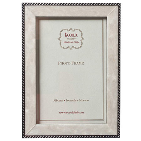Eccolo Marquetry Wood Contemporary Wedding Frame, 5 x 7", Modern Anniversary