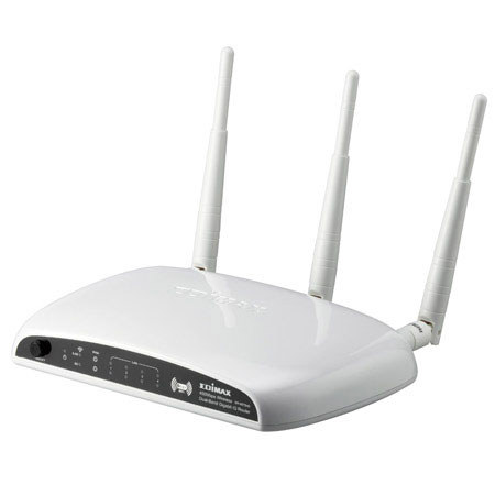 Edimax BR-6675ND 450Mbps Wireless Concurrent Dual-Band Gigabit iQ Router