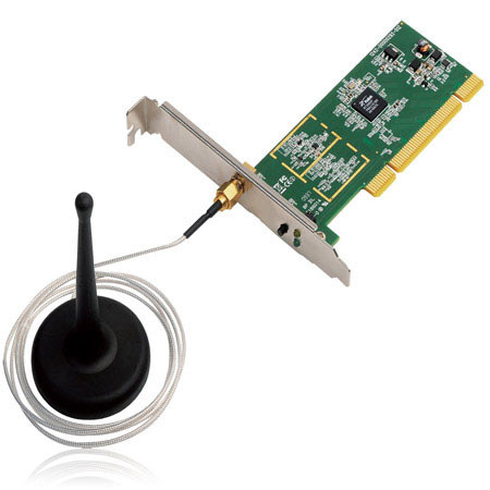 Edimax EW-7128GN 150Mbps Wireless 802.11b/g/n 32-Bit PCI Adapter