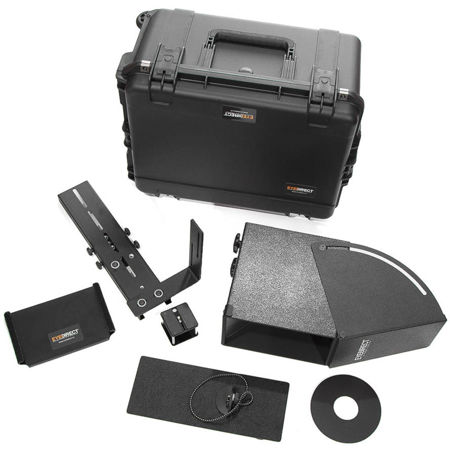 EyeDirect Mark II Teleprompter with Foam Fitted Rolling Travel Case