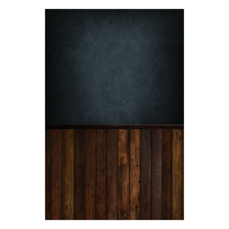 Easiframe 8.2x12.5' Cyclorama Fabric Curved Frame Backdrop, Dark Floor and Wall