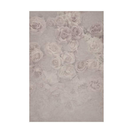 Easiframe 8.2x12.5' Cyclorama Fabric Curved Frame Backdrop, Blooming Roses