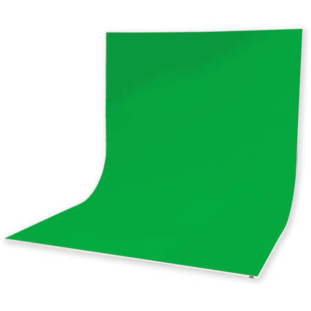 Easiframe 8.2x12.5' Cyclorama Fabric Curved Frame Chroma Key Backdrop, Green