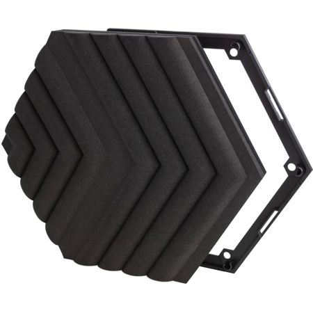 Elgato Wave Panels Acoustic Treatment Foam Extension Set, Black, 2-Pack