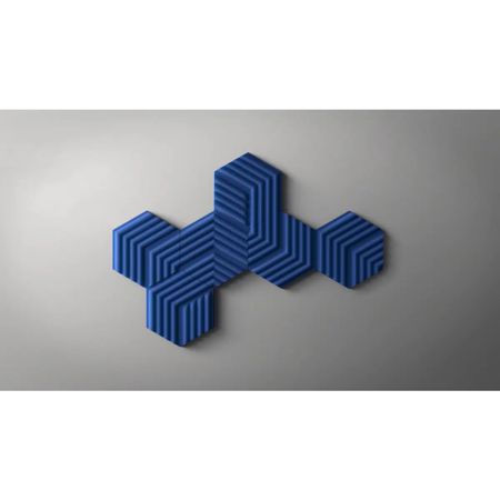 Elgato Wave Panels Acoustic Treatment Foam Starter Set, Blue, 6-Pack