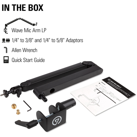 Elgato Wave Low Profile Microphone Boom Arm, Black 10AAN9901