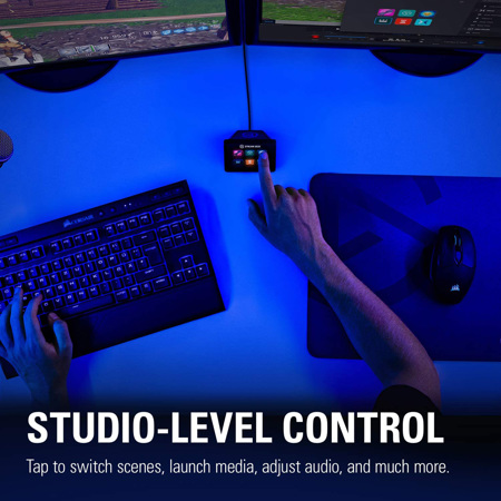 Elgato Stream Deck Mini Keypad with 6 Customizable LCD Keys 10GAI9901