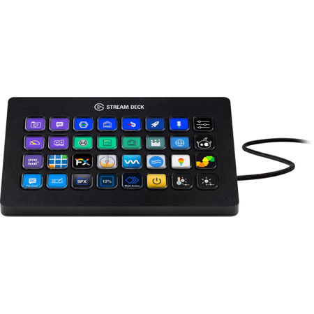 Elgato Stream Deck XL Wired Keypad with Back Lighting Black 10GAT9901 -  Best Buy