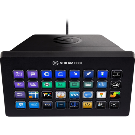 Elgato Stream Deck XL Keypad with 32 Customizable LCD Keys 10GAT9901