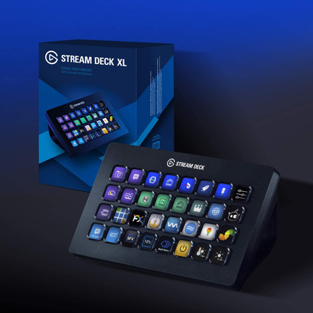 Elgato Stream Deck XL Keypad with 32 Customizable LCD Keys Elgato Stream Deck XL Keypad with 32 Customizable LCD Keys