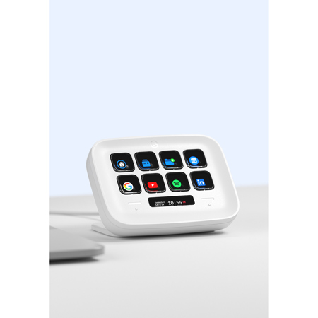 Elgato Stream Deck Neo with 8 Customizable LCD Keys, White 10GBJ9901