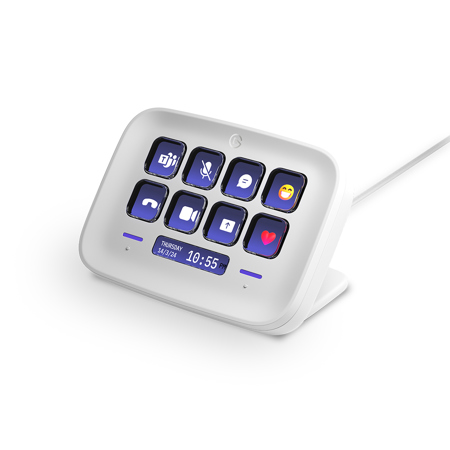 Elgato Stream Deck Neo with 8 Customizable LCD Keys, White 10GBJ9901