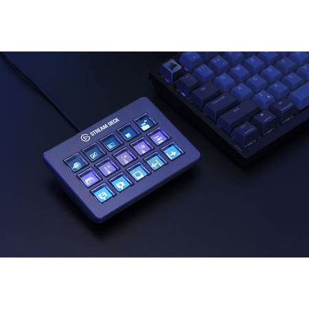 Elgato Stream Deck MK.2 Scissor 15 Keys Control Pad, Black 10GBL9901