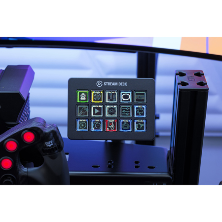 Elgato Stream Deck MK.2 Scissor 15 Keys Control Pad, Black 10GBL9901