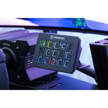 Elgato Stream Deck MK.2 Scissor 15 Keys Control Pad, Black 10GBL9901