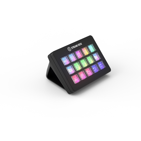 elgato STREAM DECK 10GAA9901 美品 Elgato Stream Deck MK.2 Scissor 15 Keys Control Pad, Black 10GBL9901